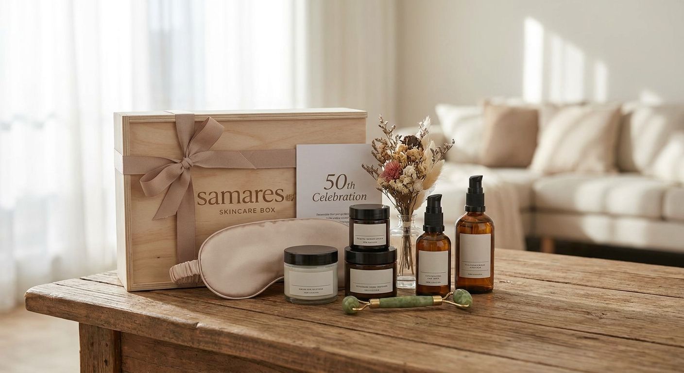 Skincare gift set for a milestone birthday