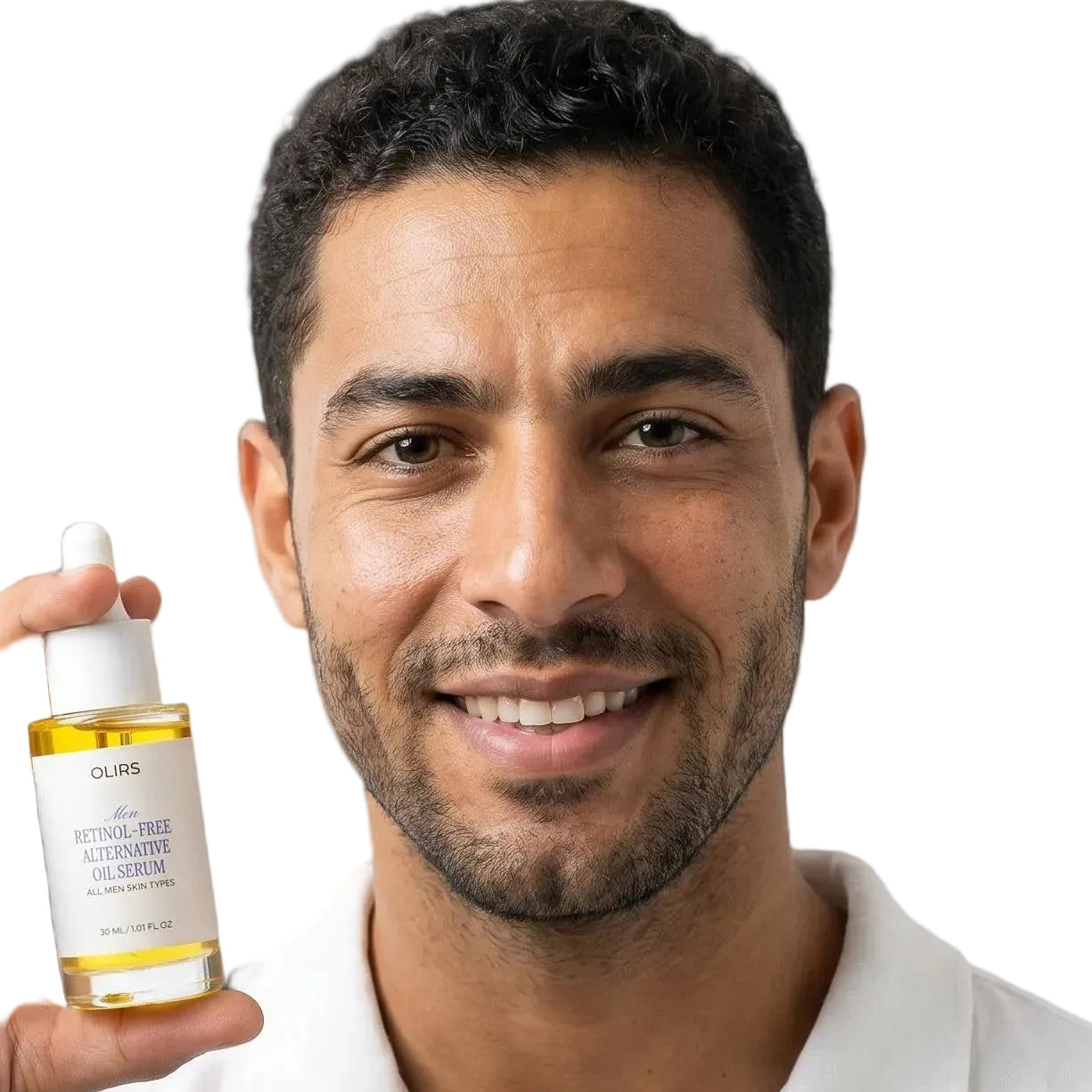Natural Retinol Oil Serum - Character Holding Product | OLIRS Men's Skincare